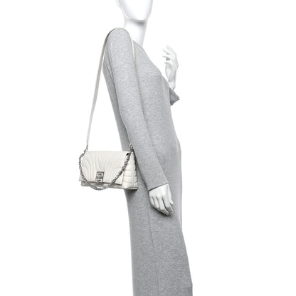 Givenchy Calfskin Quilted Small 4G Shoulder Bag Ivory 2 of 10