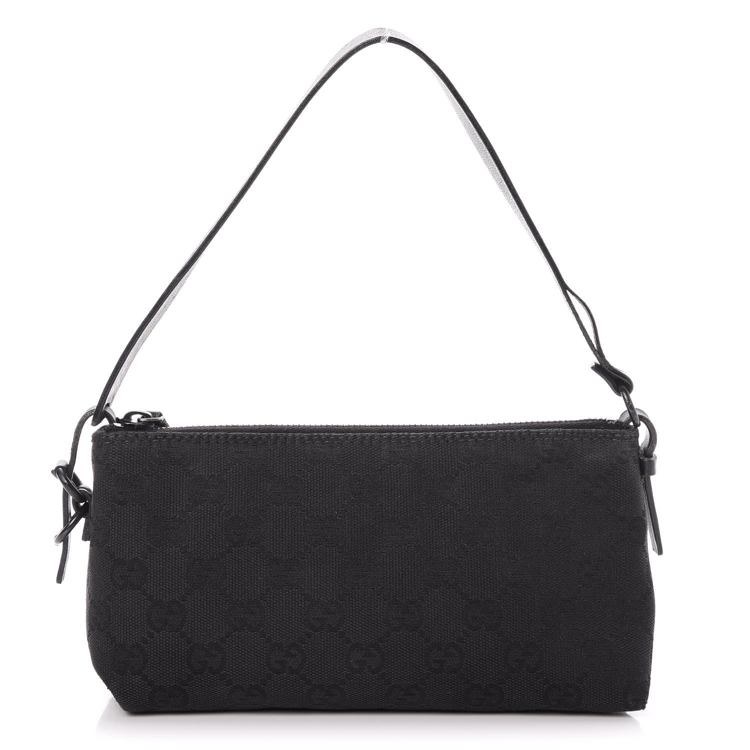 Gucci Monogram Pochette Black 1 of 8