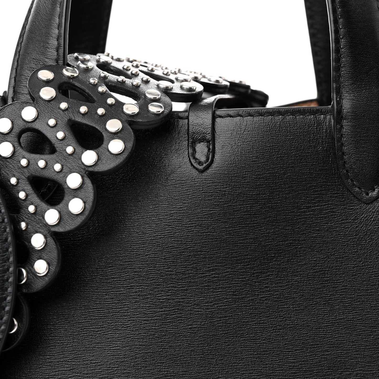 Calfskin Clou Etoile Strap Mina 25 Bag Black