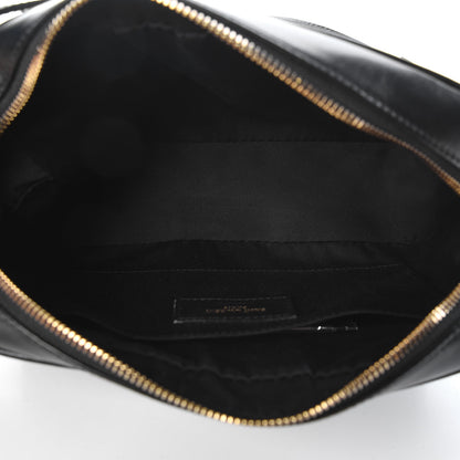 Saint Laurent Calfskin Matelasse Monogram Lou Camera Bag Black 5 of 10