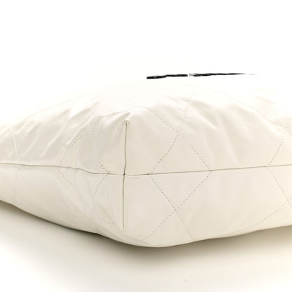 Chanel Shiny Calfskin Quilted Small Chanel 22 White 10 of 12