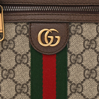 Gucci GG Supreme Monogram Web Mini Ophidia Messenger Brown 9 of 11