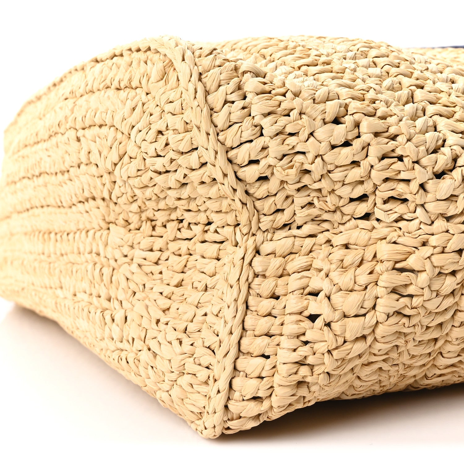 Saint Laurent Raffia Rive Gauche Tote Natural 10 of 10