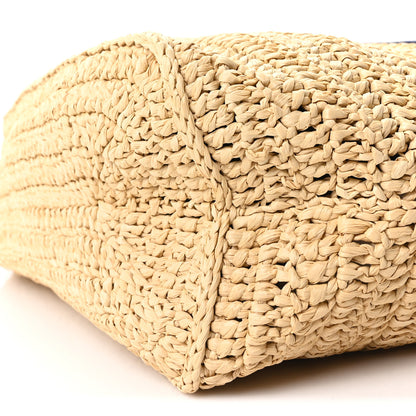 Saint Laurent Raffia Rive Gauche Tote Natural 10 of 10