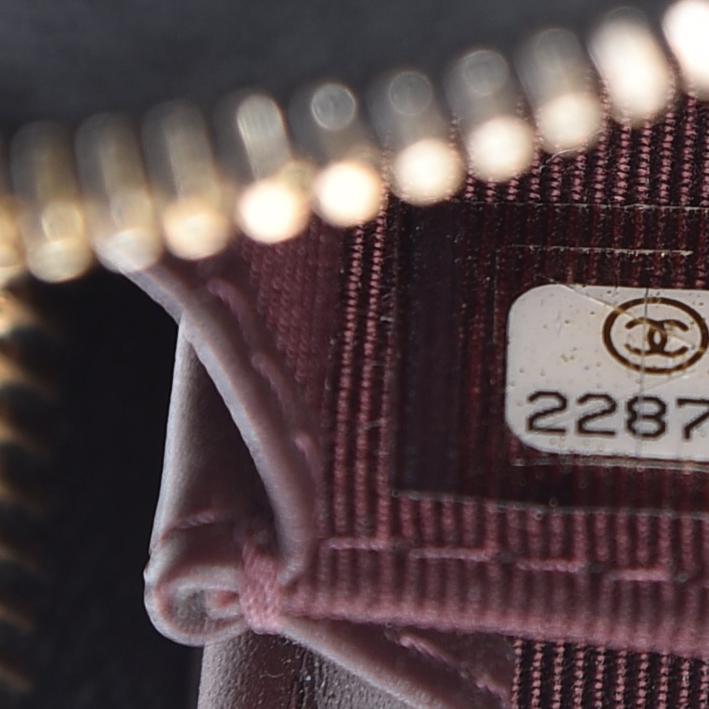 Caviar Quilted Zip Coin Purse Black