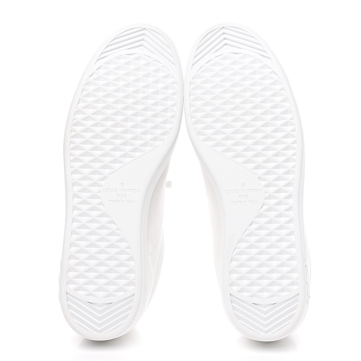 Louis Vuitton Calfskin Luxembourg Sneakers 10 White Red Blue 10 of 10