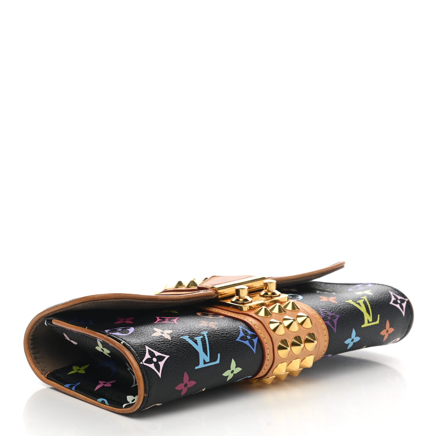Monogram Multicolor Courtney Clutch Black