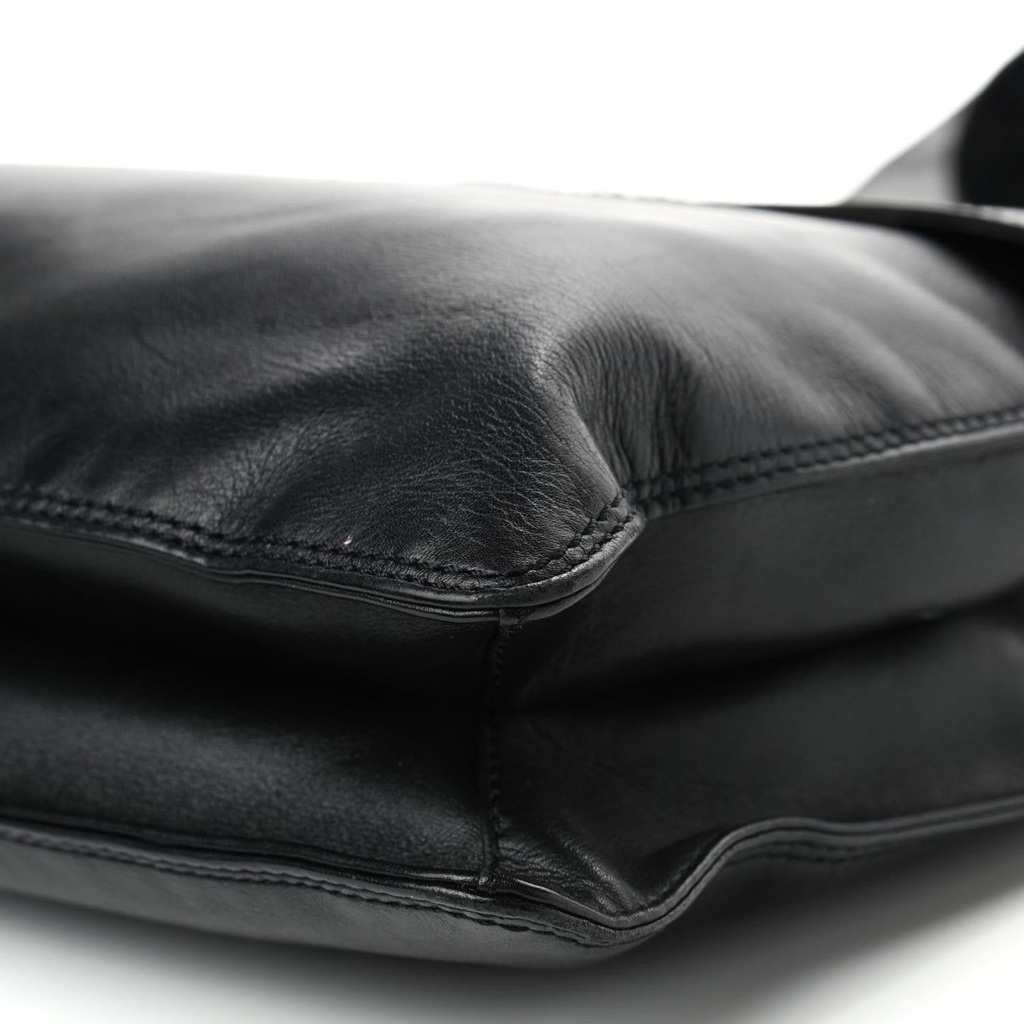 Lambskin CC Shoulder Flap Bag Black