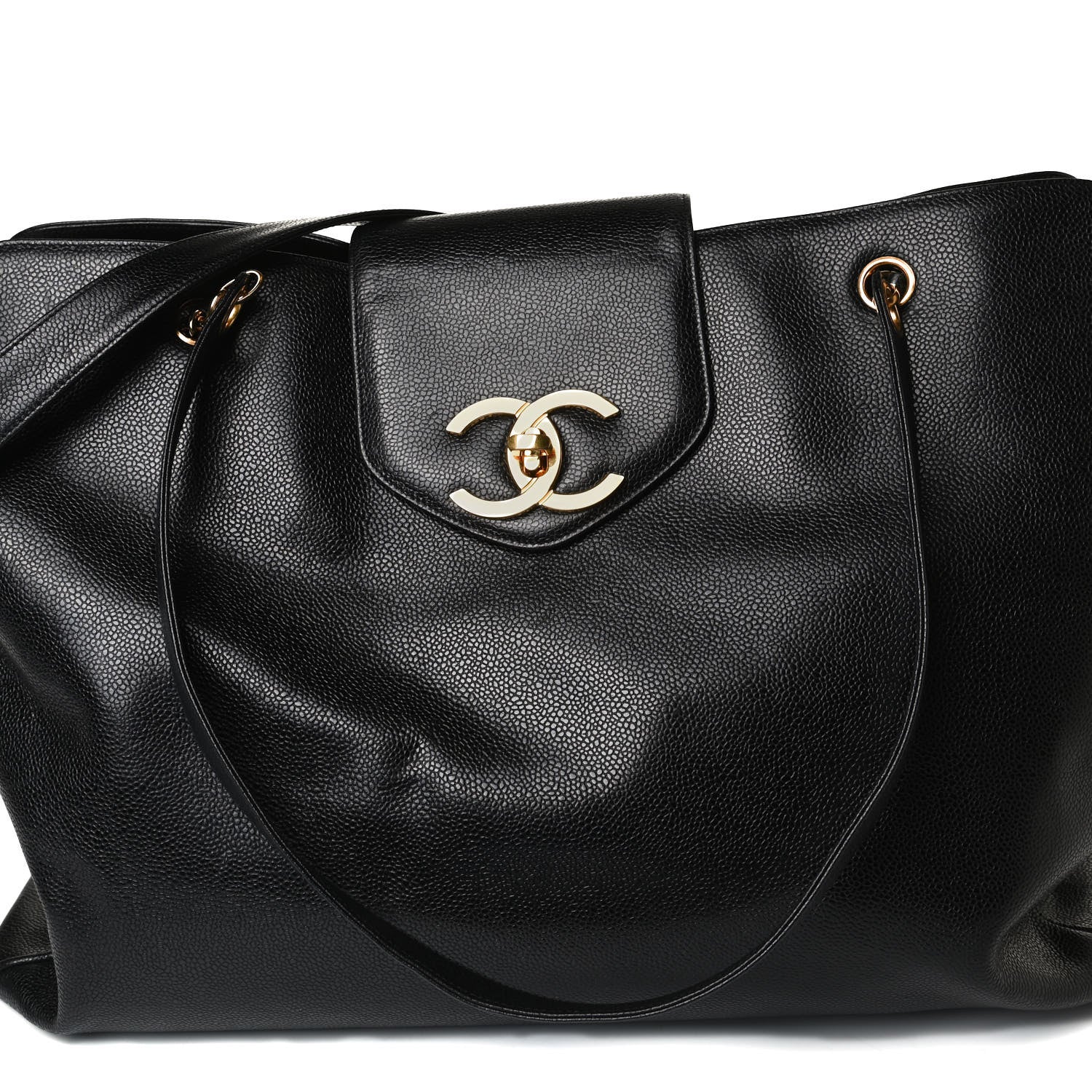 Chanel Caviar XL Weekender Bag Black 8 of 24