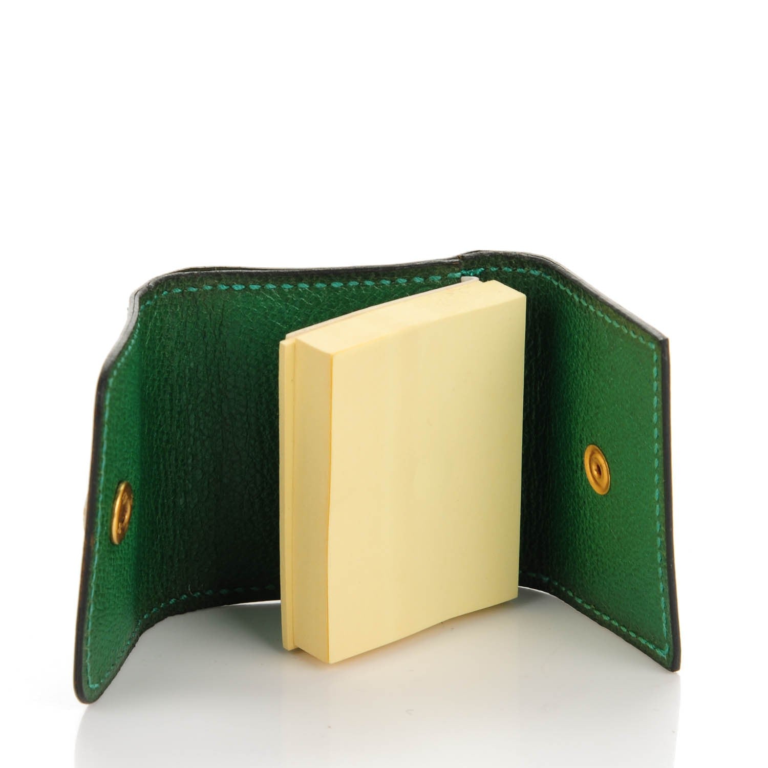 Hermes Chevre Note Pad Set Vert Clair 8 of 9