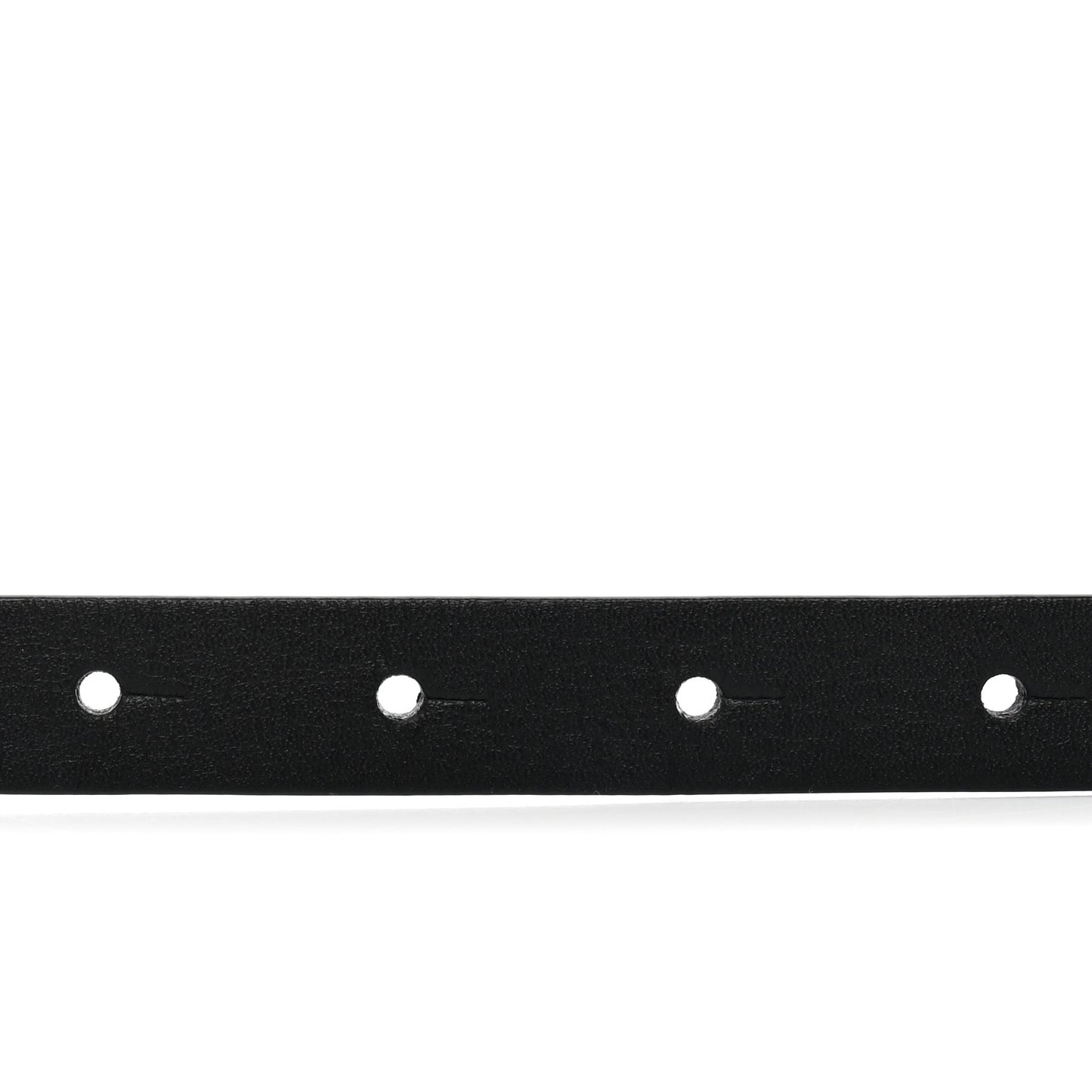 Calfskin Crystal Chain Logo Belt 85 34 Black