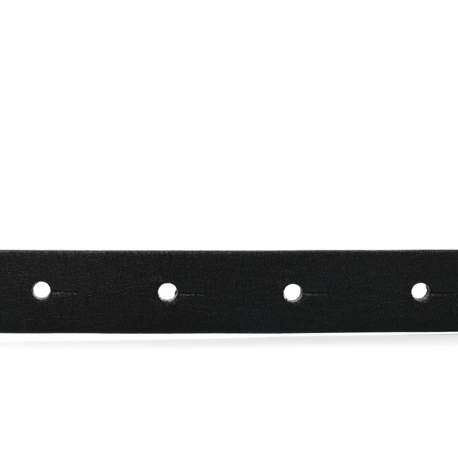 Chanel Calfskin Crystal Chain Logo Belt 85 34 Black 3 of 6
