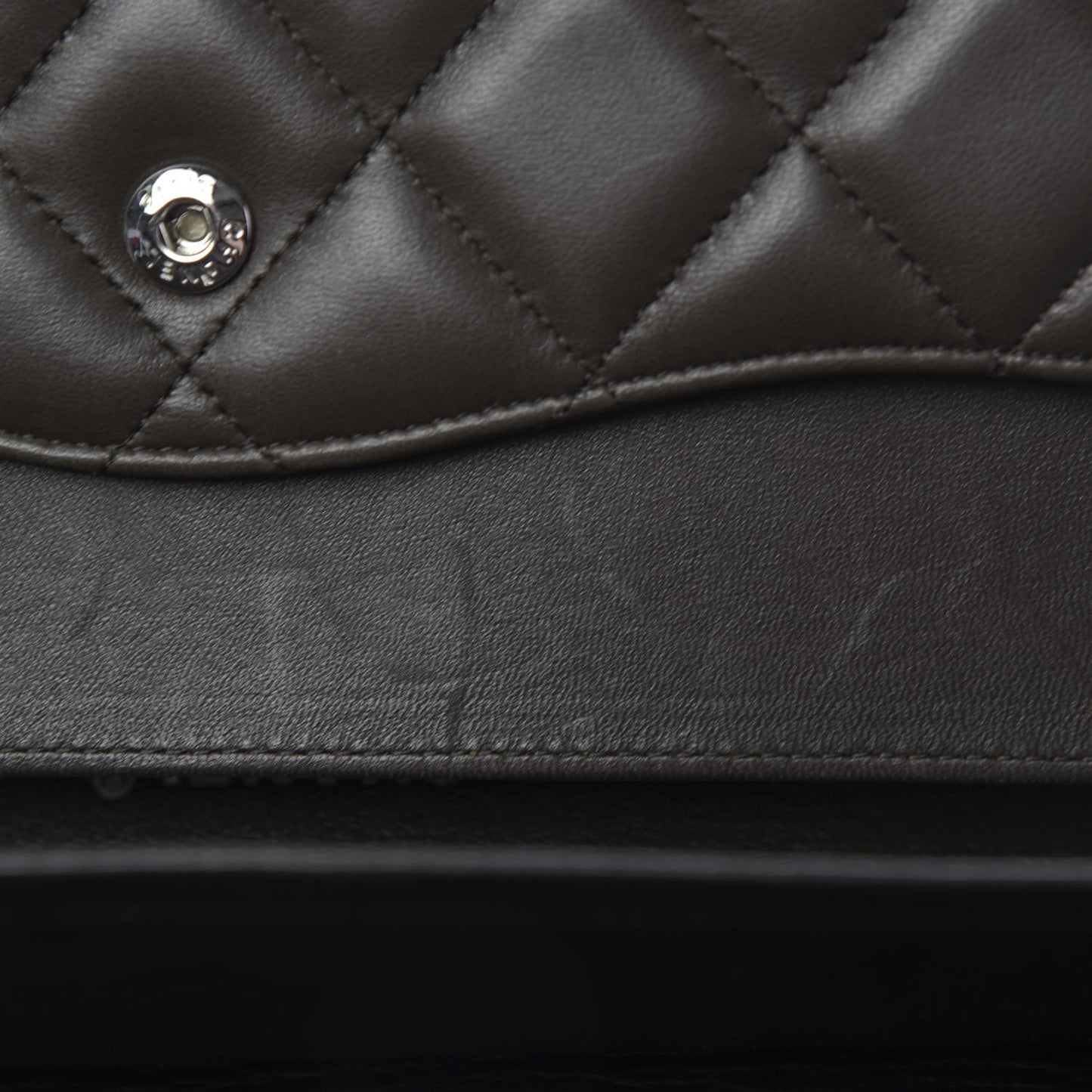 Lambskin Quilted Jumbo Tri-Color Double Flap Burgundy