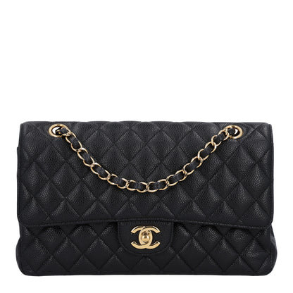 Chanel Caviar Quilted Medium Double Flap Black 1 of 9