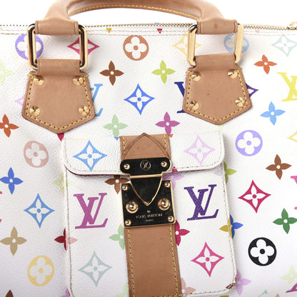 Louis Vuitton Monogram Multicolor Speedy 30 White 13 of 27