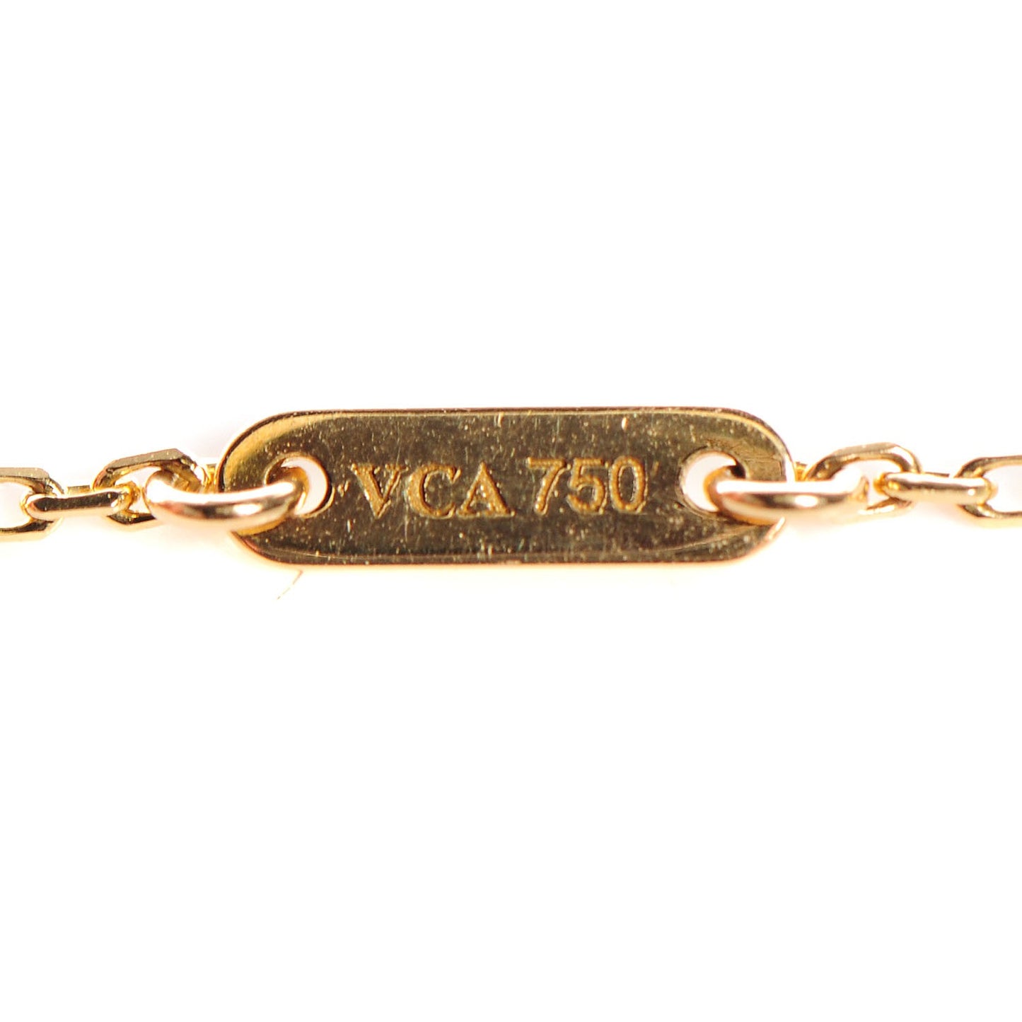 18K Yellow Gold Mother of Pearl Sweet Alhambra Butterfly Bracelet