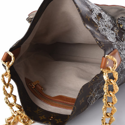 Louis Vuitton Monogram Dentelle Fersen Gold 5 of 7