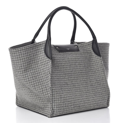 Celine Tweed Smooth Calfskin Medium Big Bag Black 3 of 14