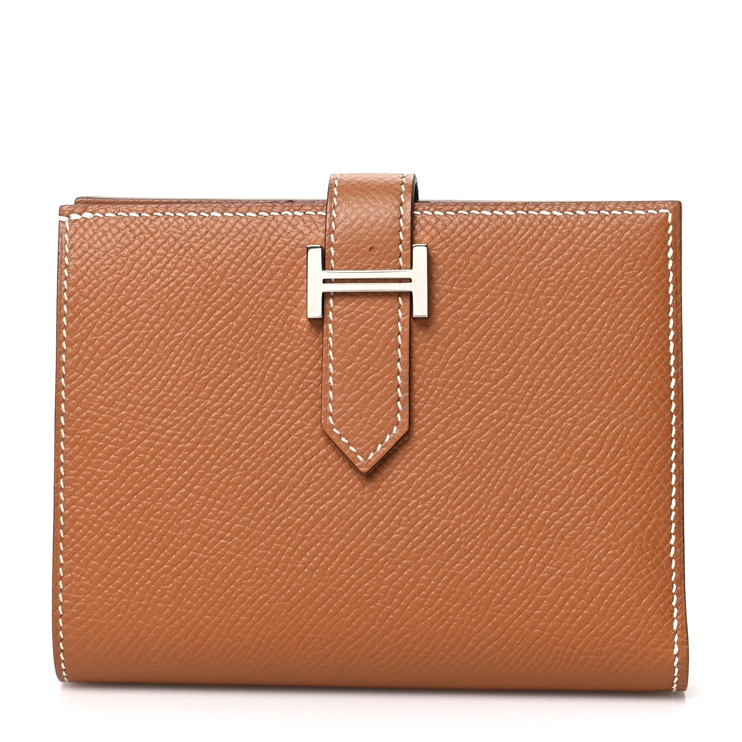 Hermes Epsom Bearn Compact Wallet Gold 1 of 10