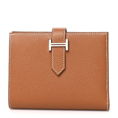 Hermes Epsom Bearn Compact Wallet Gold 1 of 10