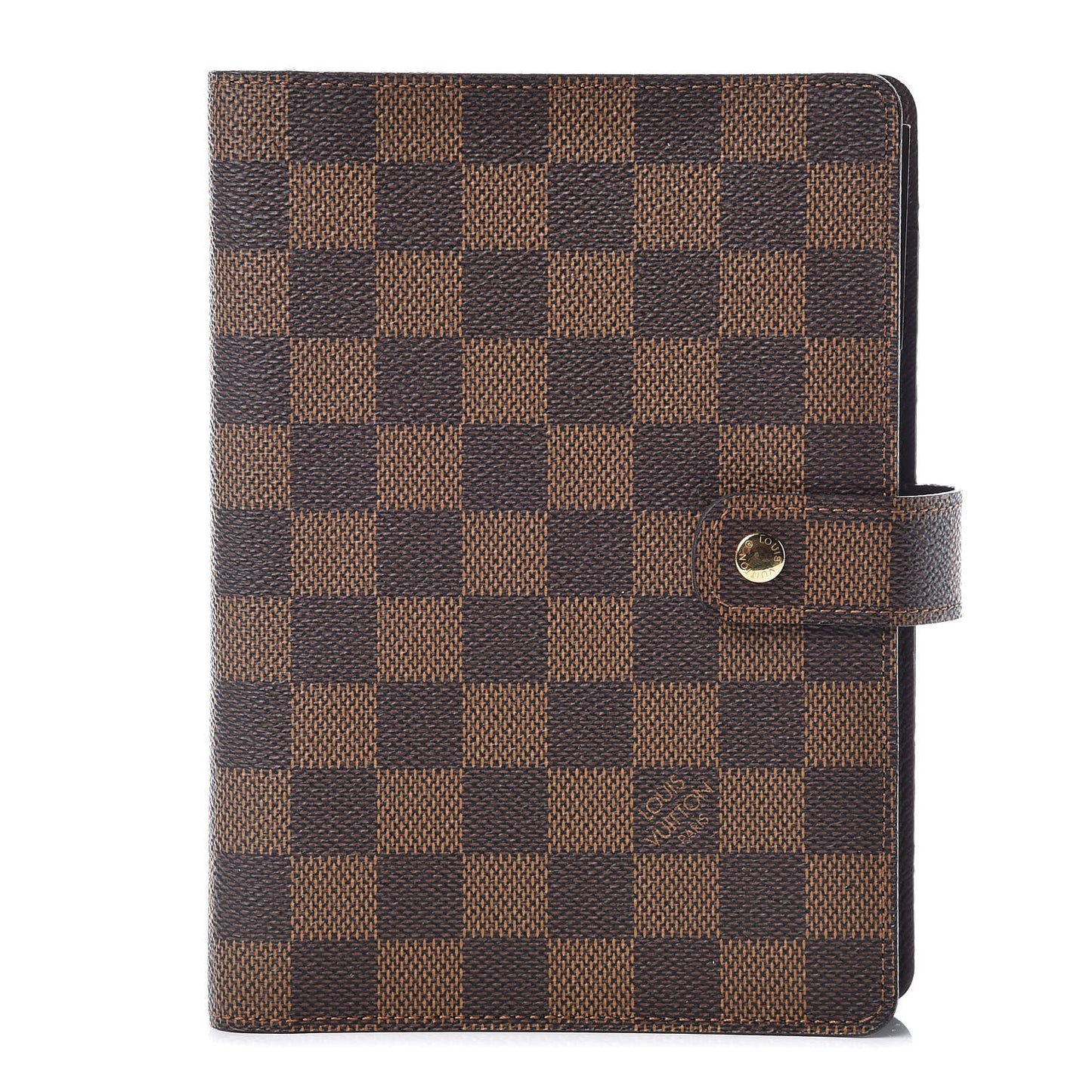 Damier Ebene Medium Ring Agenda Cover