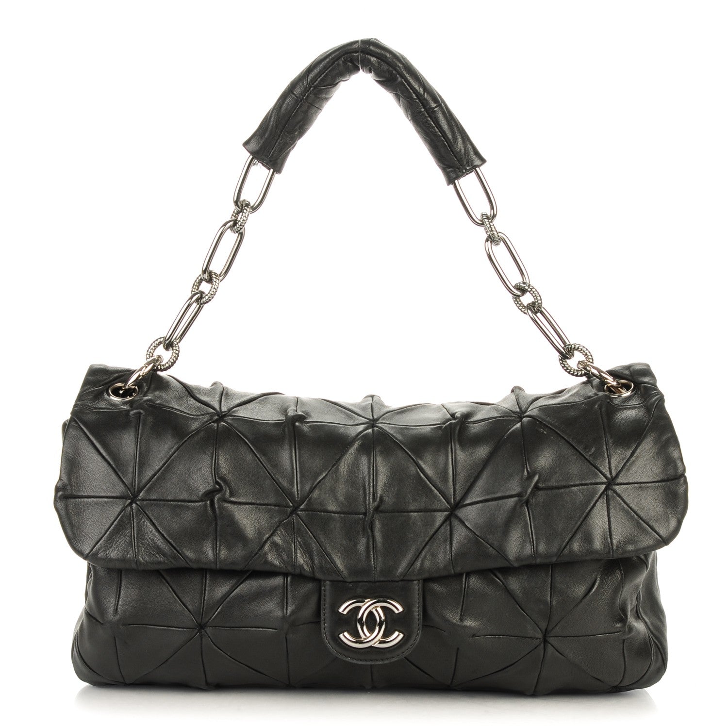 Chanel Lambskin Quilted Soft Squares Origami Flap Black 1 of 7