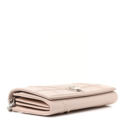Christian Dior Grained Calfskin Diorama Wallet on Chain Pouch Rose Poudre 3 of 11