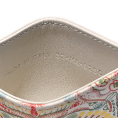 Christian Dior Calfskin Printed Dior in Lights Lady Dior Card Holder Latte 4 of 5