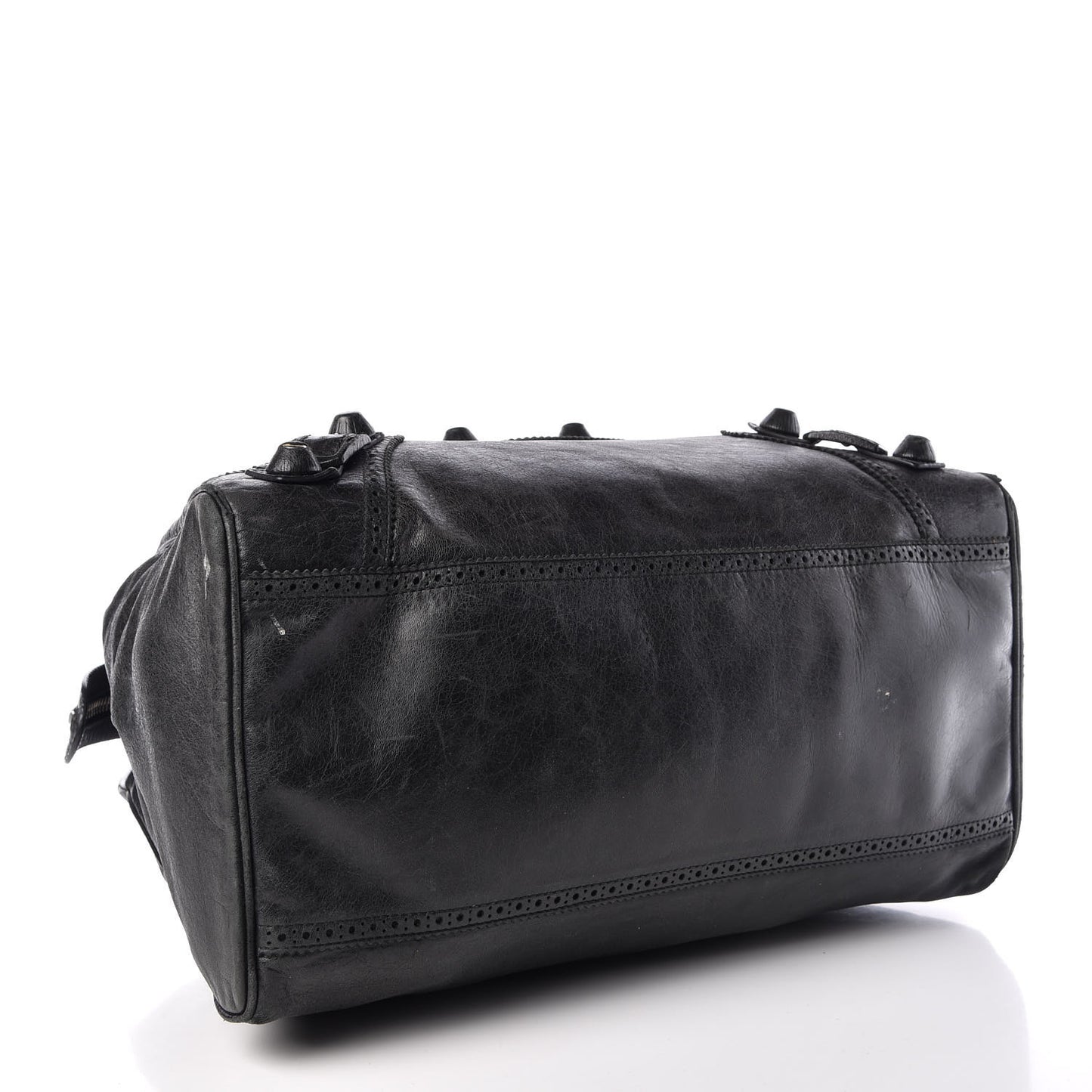Agneau Giant Brogues Hardware Mid Day Black