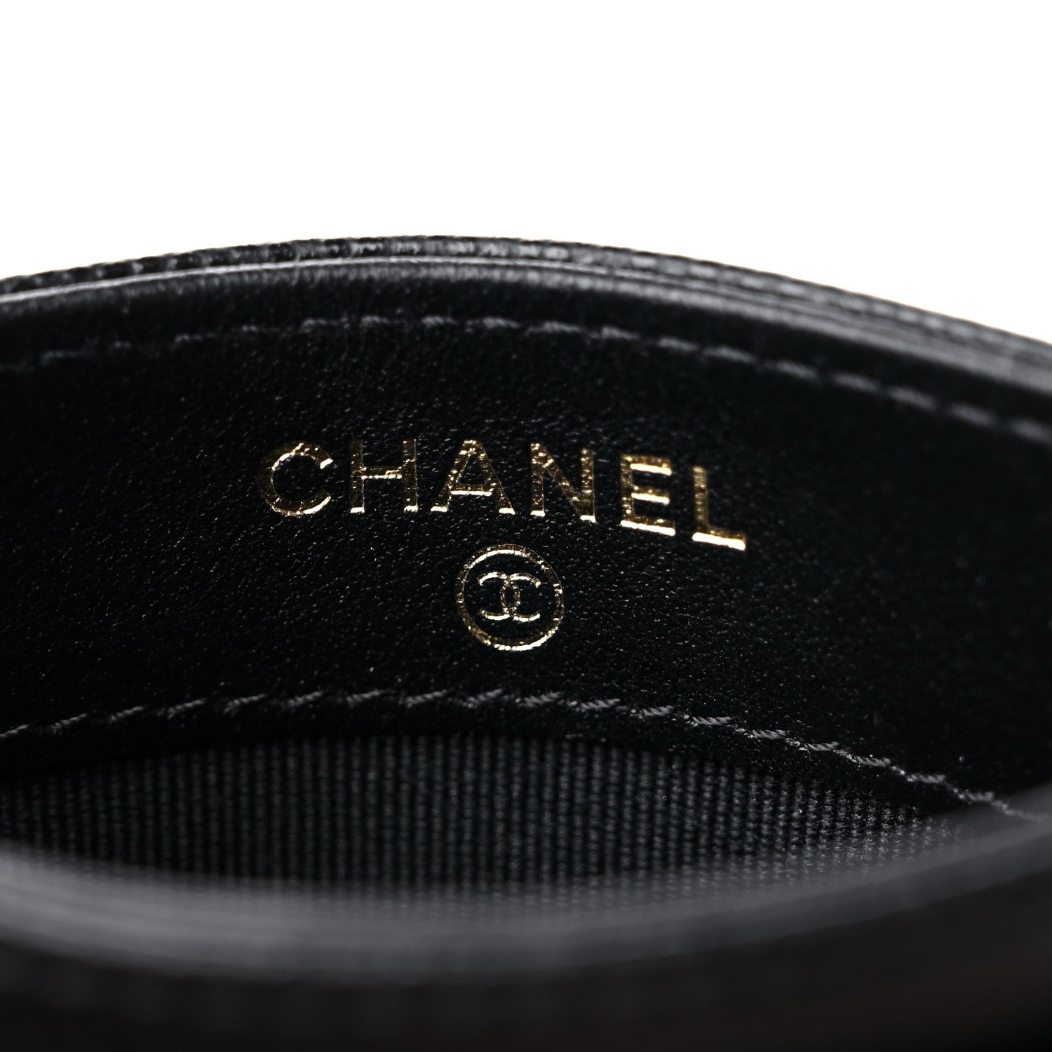 Chanel Caviar Quilted Crystal Card Holder Black 7 of 12