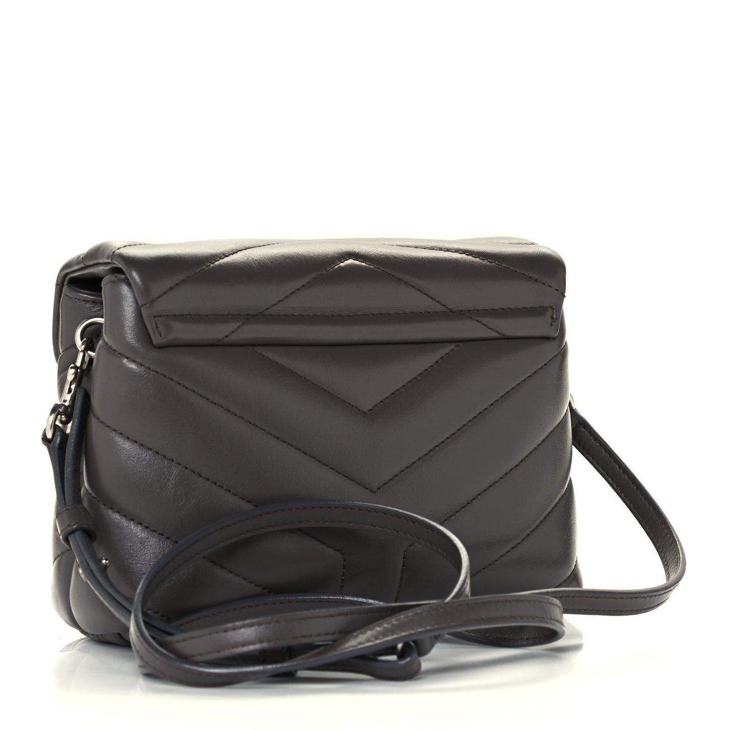 Calfskin Y Quilted Monogram Toy Loulou Crossbody Bag Faggio