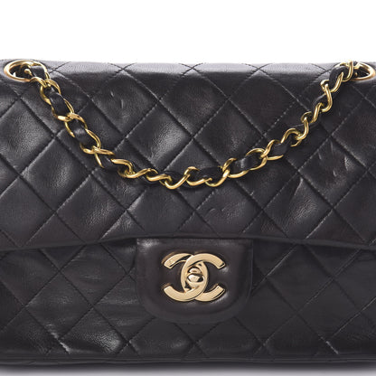 Chanel Lambskin Quilted Small Double Flap Black 8 of 10