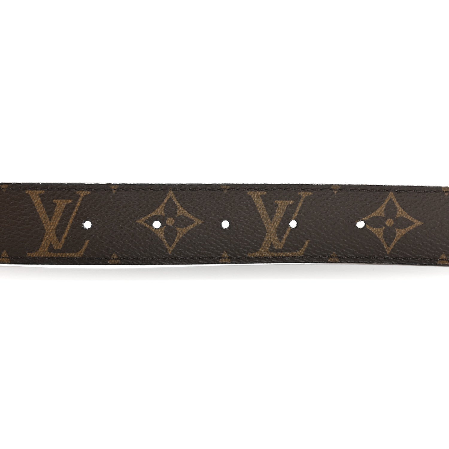 Louis Vuitton Calfskin Monogram 30mm LV Initiales Reversible Belt 75 30 Coquelicot 3 of 7