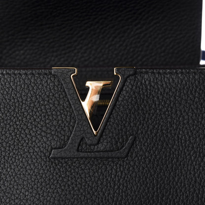 Louis Vuitton Taurillon Capucines PM Black 11 of 13