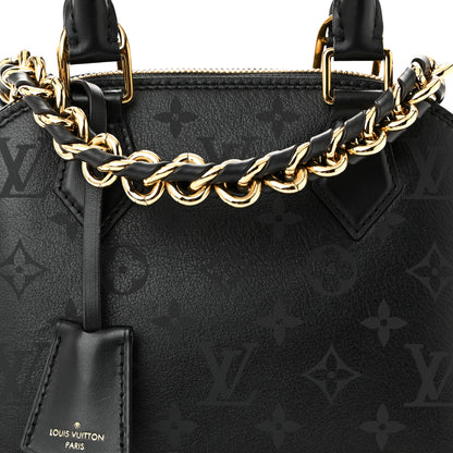 Louis Vuitton Monogram Ink Alma BB Black 7 of 9