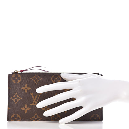 Louis Vuitton Monogram Felicie Chain Wallet Zippered Insert Fuchsia 2 of 6
