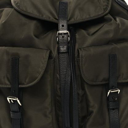Prada Nylon Vela Saffiano Backpack Mimetico 7 of 9