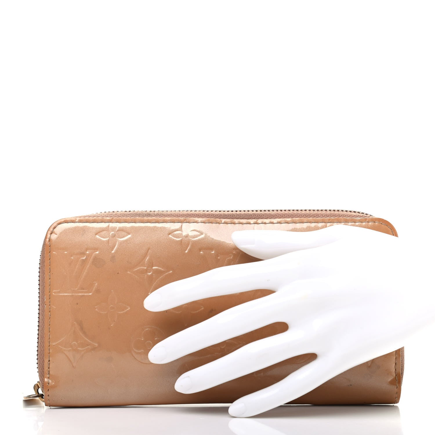 Louis Vuitton Vernis Zippy Wallet Noisette 2 of 9