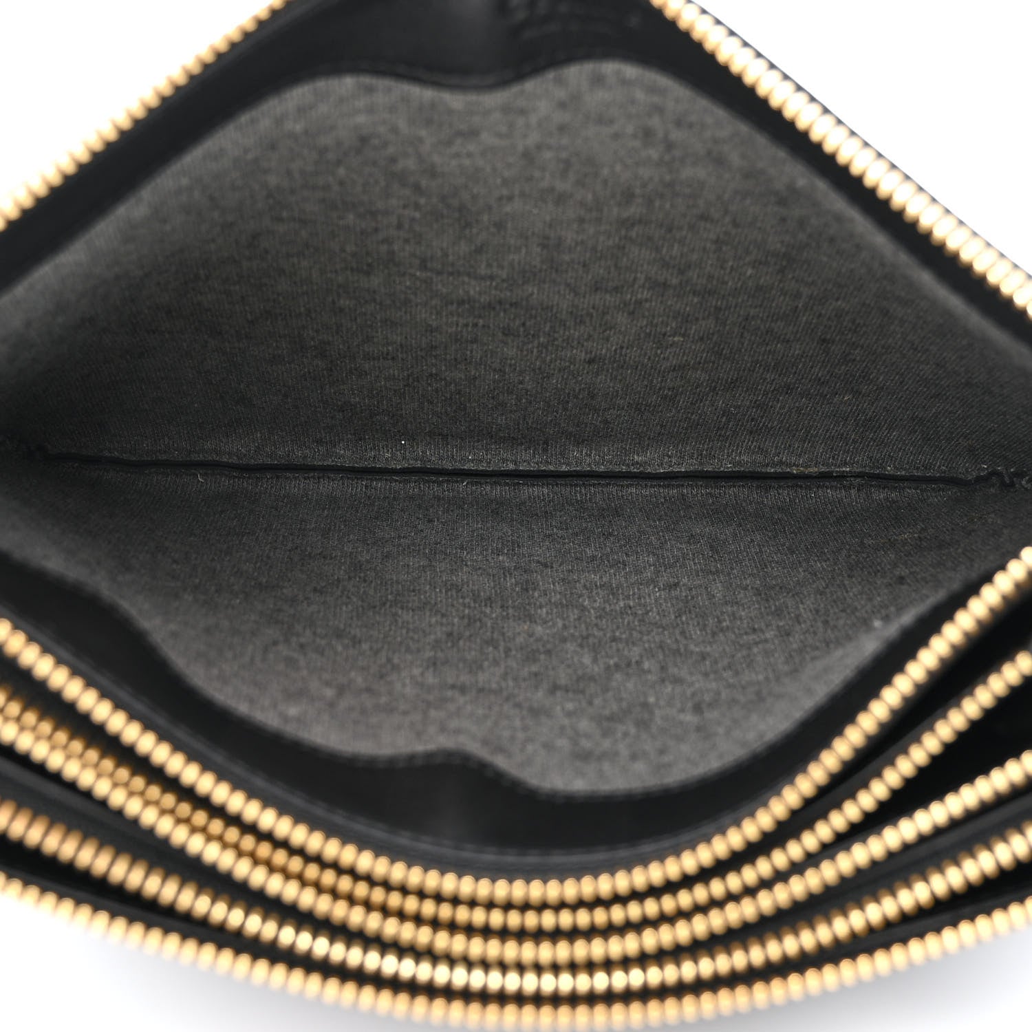 Celine Lambskin Large Trio Crossbody Bag Black 5 of 12