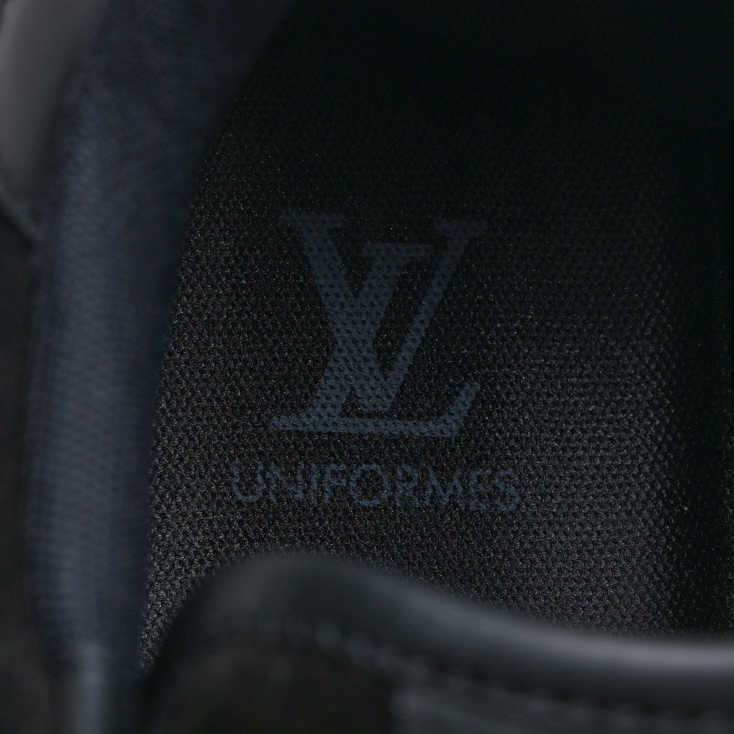 Louis Vuitton Suede Mens LV Trainer Sneakers 6.5 Black 6 of 8
