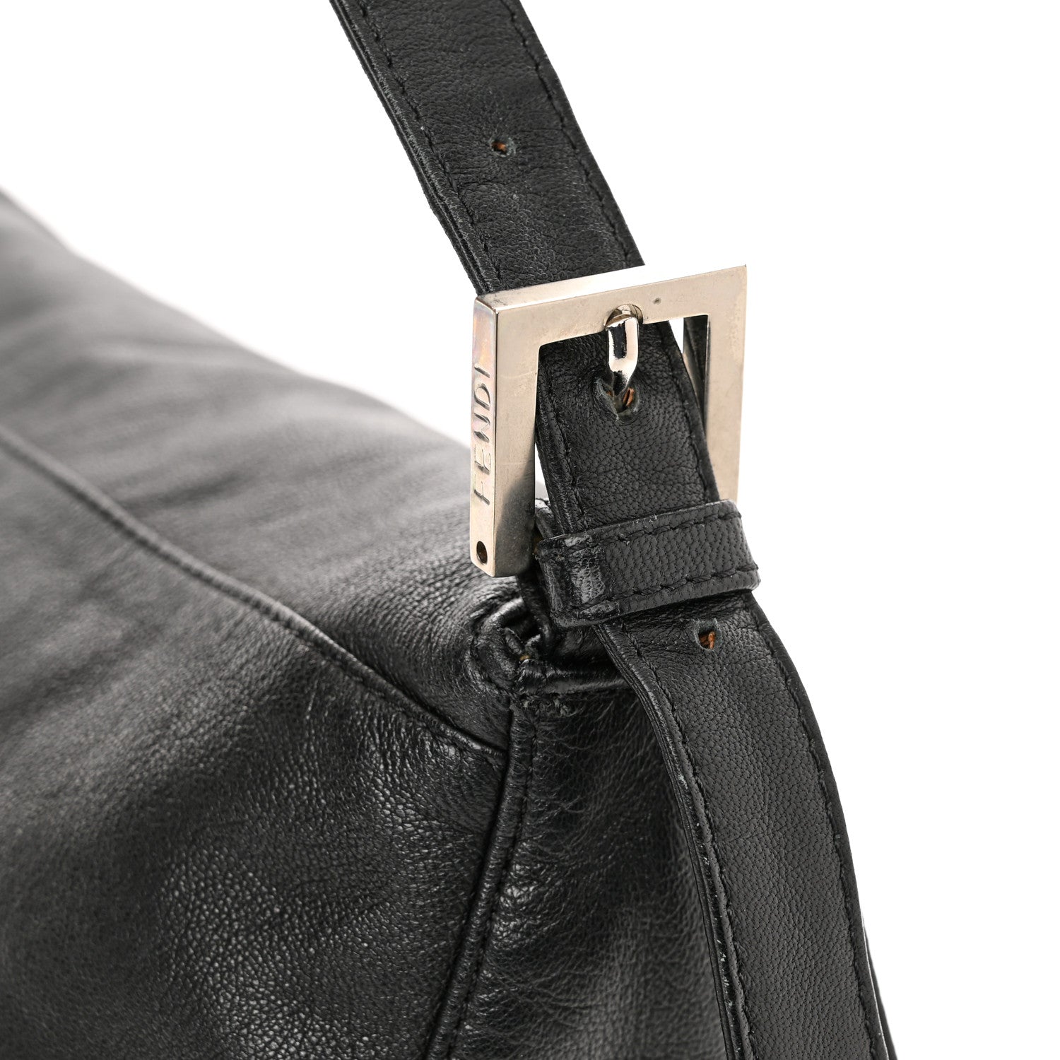 Fendi Lambskin Mama Baguette Black 10 of 12