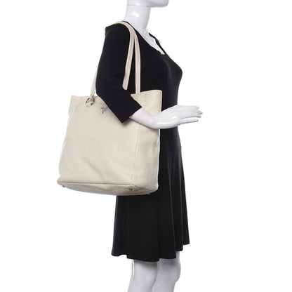 Prada Vitello Daino Tote Talco 2 of 15