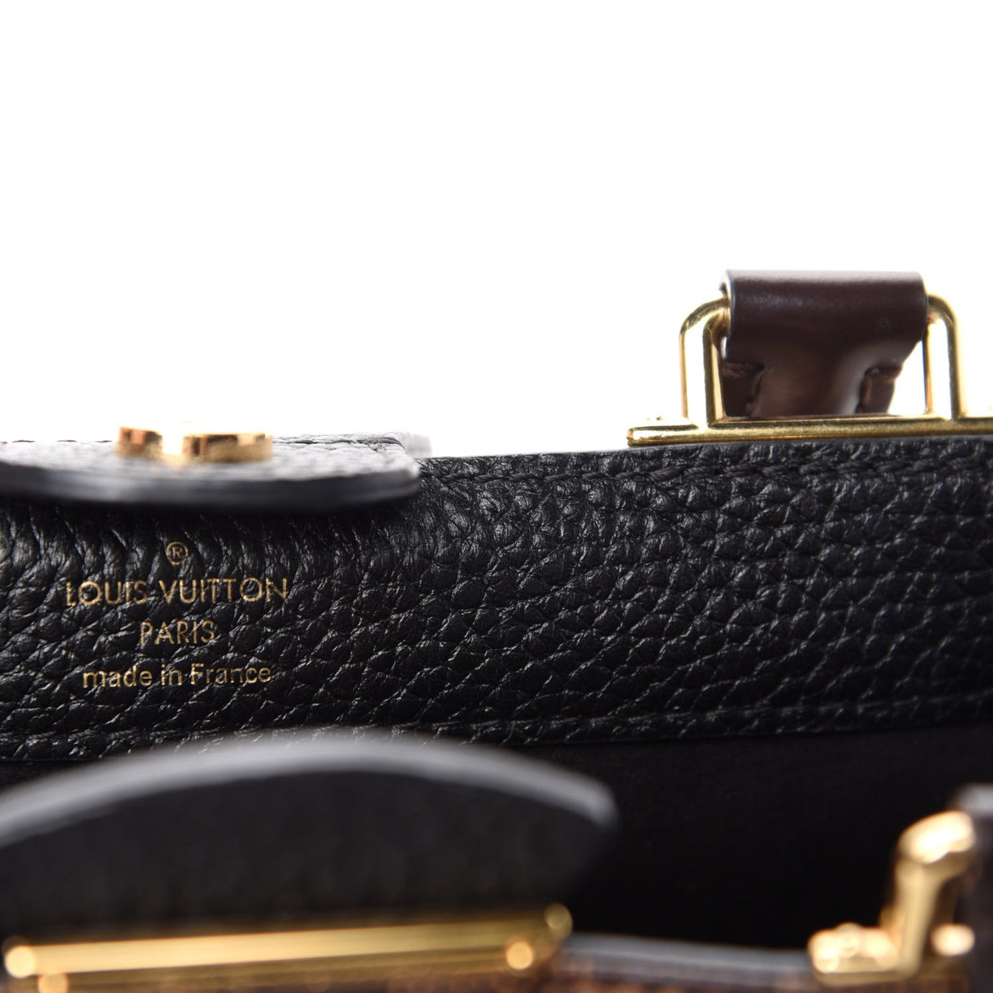 Damier Ebene Cuir Taurillon Brittany Black
