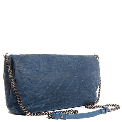 Chanel Iridescent Calfskin Coco Daily Large Flap Blue 3 of 7