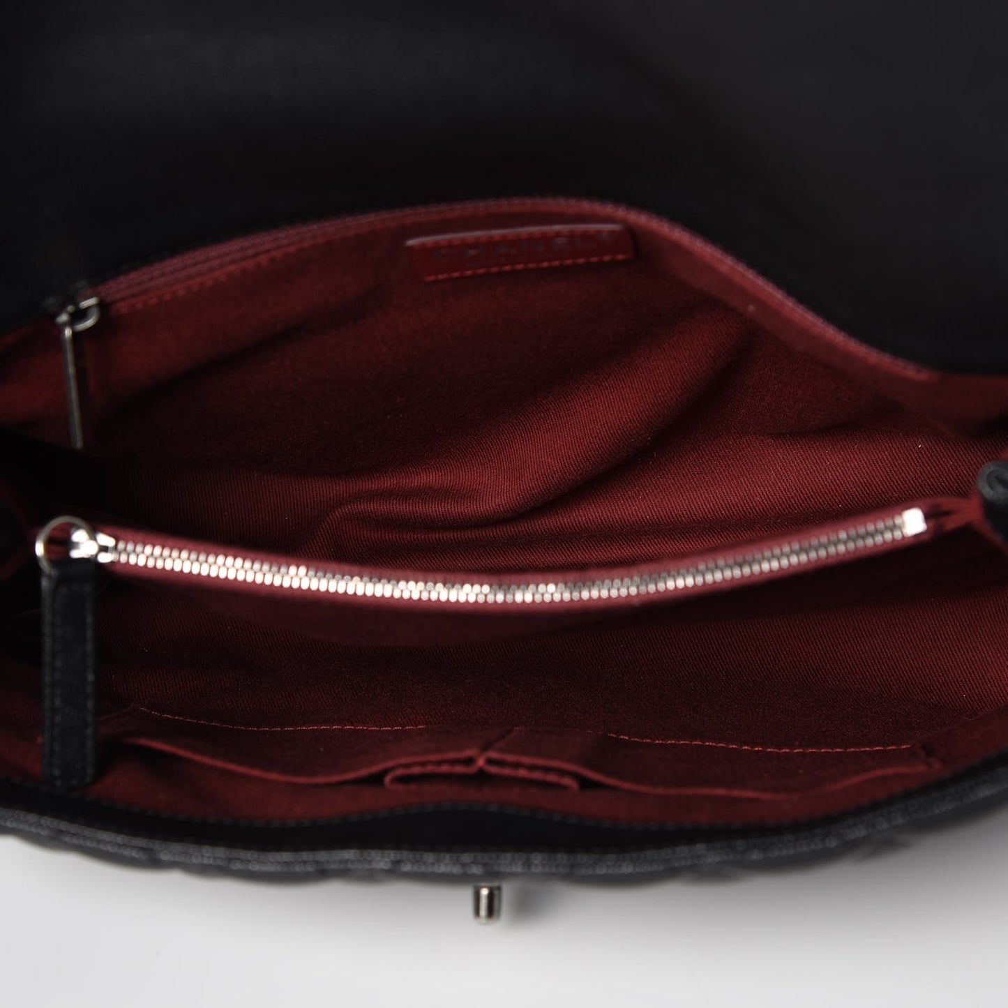 Caviar Quilted Medium Coco Handle Flap Black