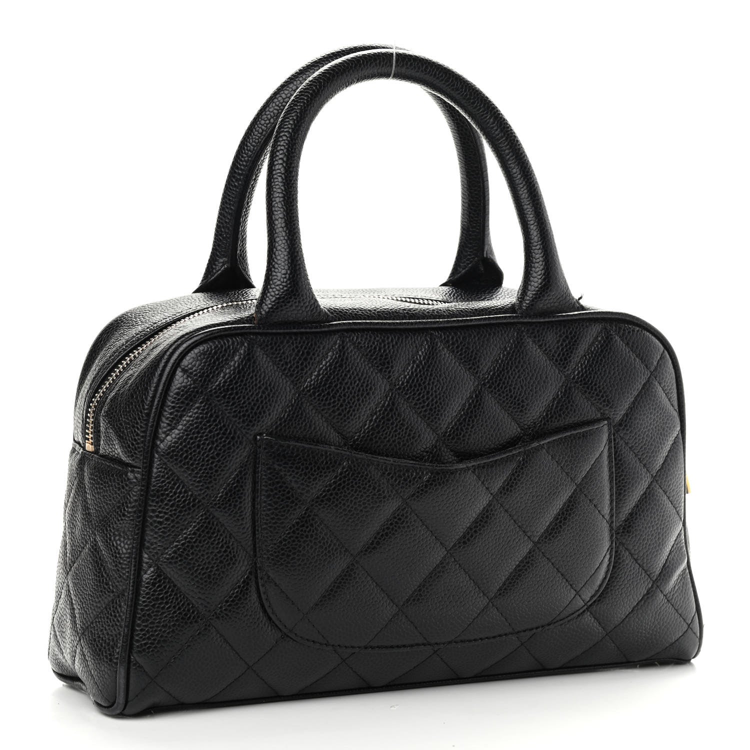 Chanel Caviar Quilted Small Bowler Black 3 of 16