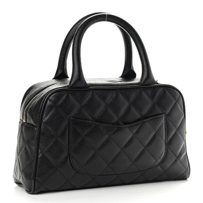 Chanel Caviar Quilted Small Bowler Black 3 of 16