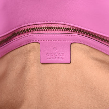 Gucci Calfskin Matelasse Medium GG Marmont Shoulder Bag Candy Mousse 6 of 9