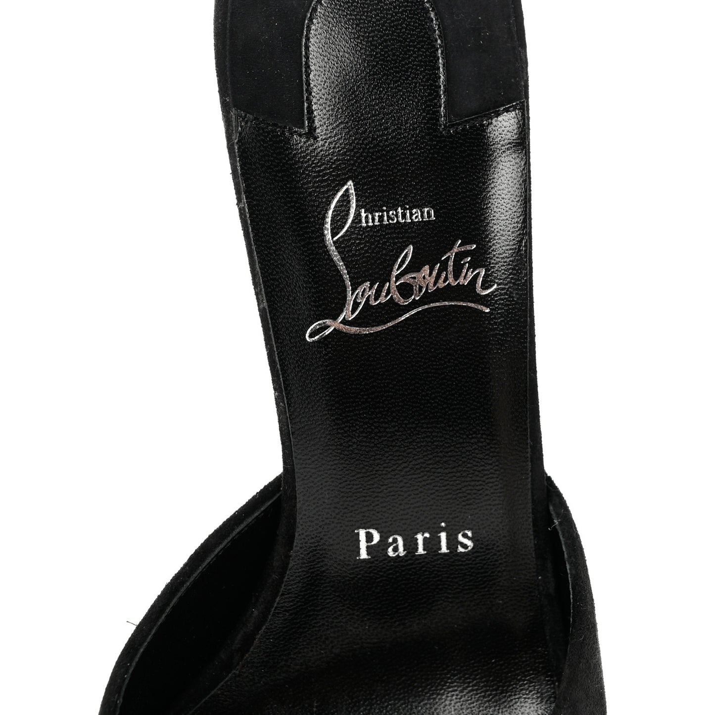 Suede Me Dolly 55 Sandals 38.5 Black