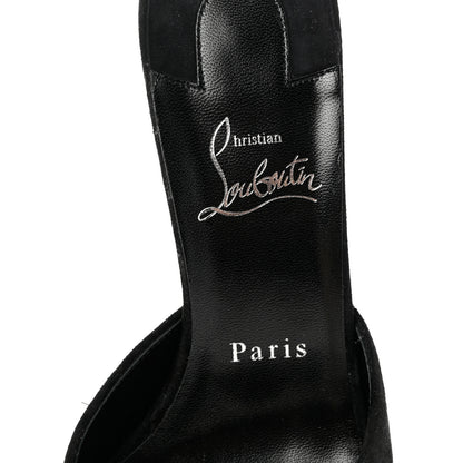 Christian Louboutin Suede Me Dolly 55 Sandals 38.5 Black 7 of 7